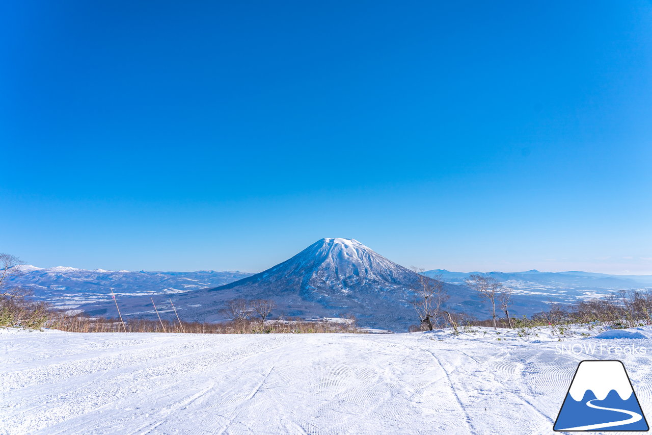 ニセコ東急グラン・ヒラフ｜標高1,000ｍの別世界。最高の青空に恵まれて、羊蹄山も丸見え、感動級の大パノラマ！